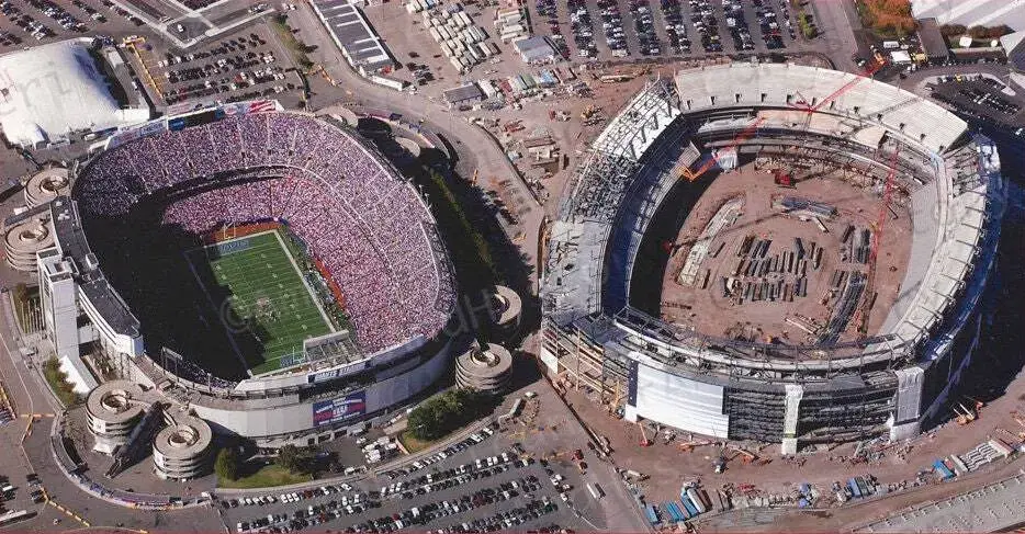 História de Estádio de Nova Iorque Nova Jérsia